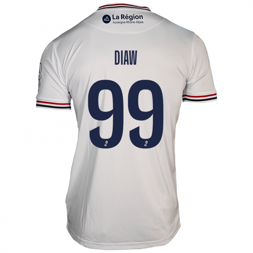 Niño Camiseta Mory Diaw #99 Blanco 2ª Equipación 2024/25 La Camisa Perú