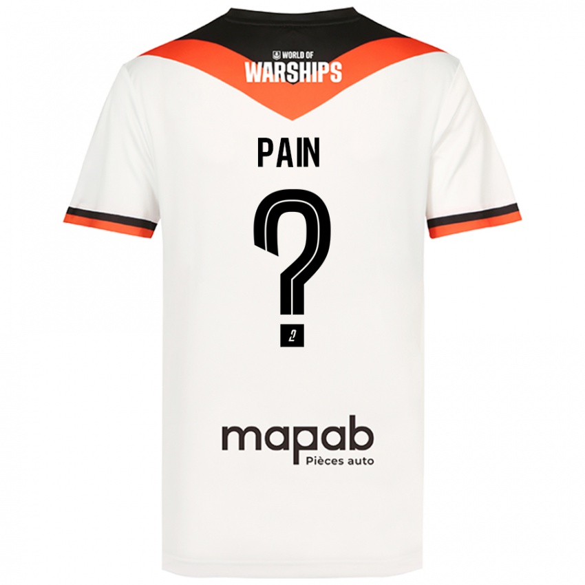 Niño Camiseta Ilan Pain #0 Blanco 2ª Equipación 2024/25 La Camisa Perú