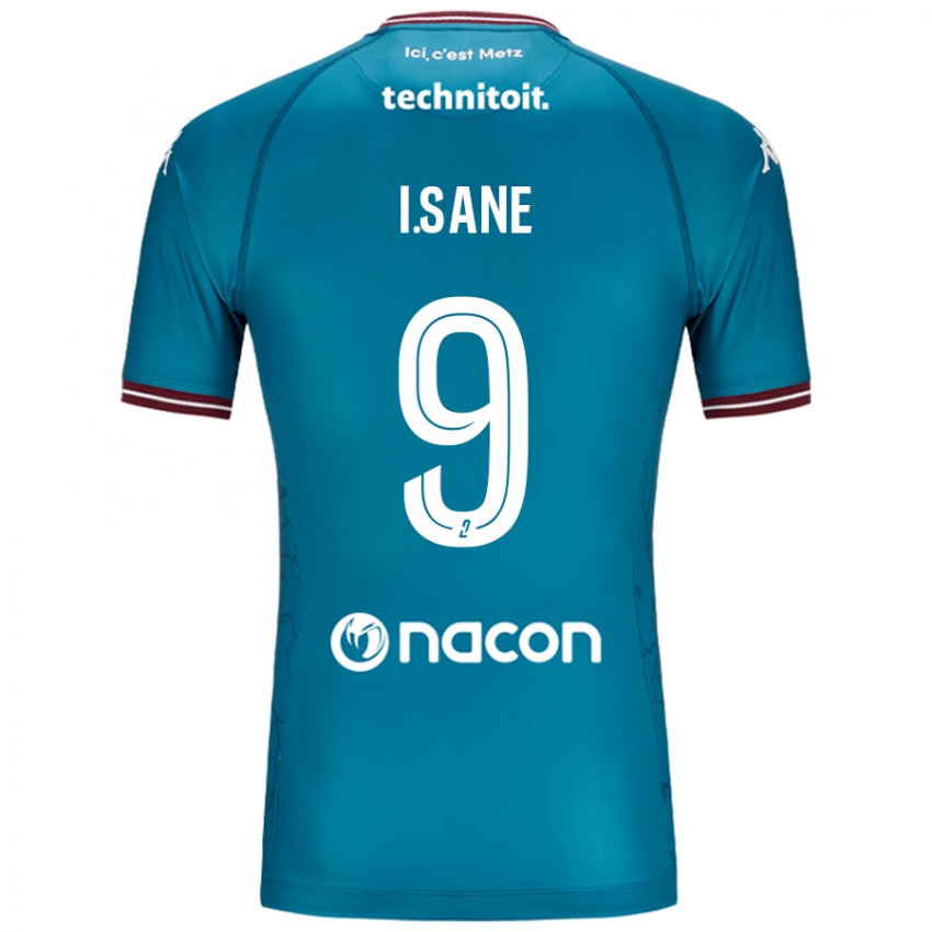 Niño Camiseta Ibou Sané #9 Azul Petróleo 2ª Equipación 2024/25 La Camisa Perú