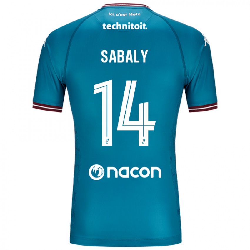 Niño Camiseta Cheikh Sabaly #14 Azul Petróleo 2ª Equipación 2024/25 La Camisa Perú