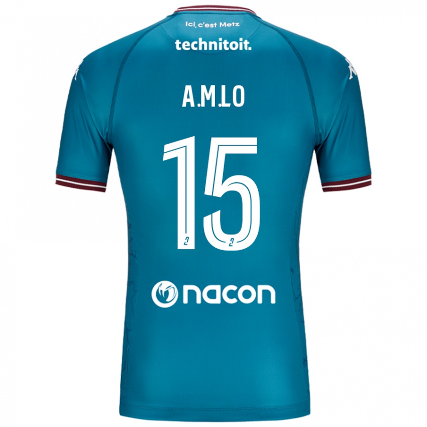 Niño Camiseta Aboubacar Lô #15 Azul Petróleo 2ª Equipación 2024/25 La Camisa Perú