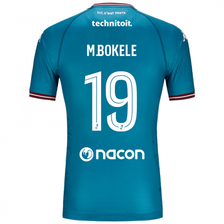 Niño Camiseta Morgan Bokele #19 Azul Petróleo 2ª Equipación 2024/25 La Camisa Perú