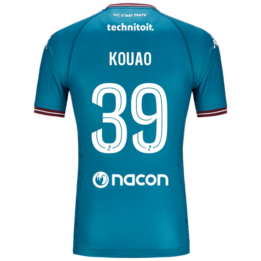 Niño Camiseta Koffi Kouao #39 Azul Petróleo 2ª Equipación 2024/25 La Camisa Perú