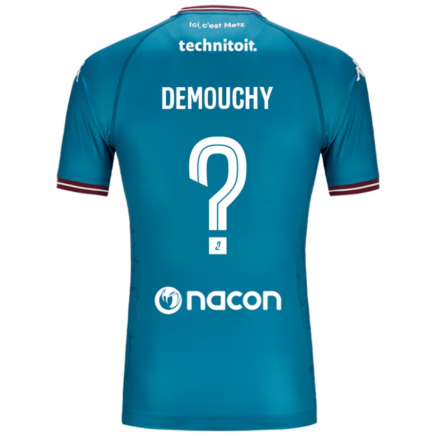 Niño Camiseta Albin Demouchy #0 Azul Petróleo 2ª Equipación 2024/25 La Camisa Perú