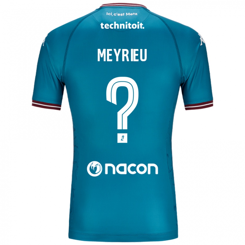 Niño Camiseta Delano Meyrieu #0 Azul Petróleo 2ª Equipación 2024/25 La Camisa Perú