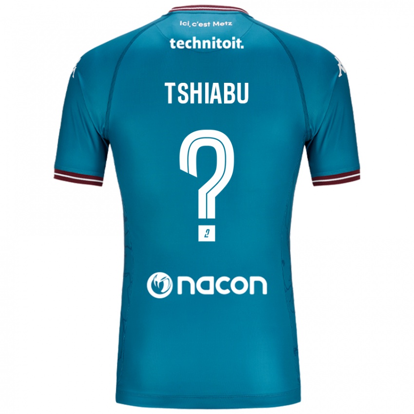 Niño Camiseta Joan Tshiabu #0 Azul Petróleo 2ª Equipación 2024/25 La Camisa Perú