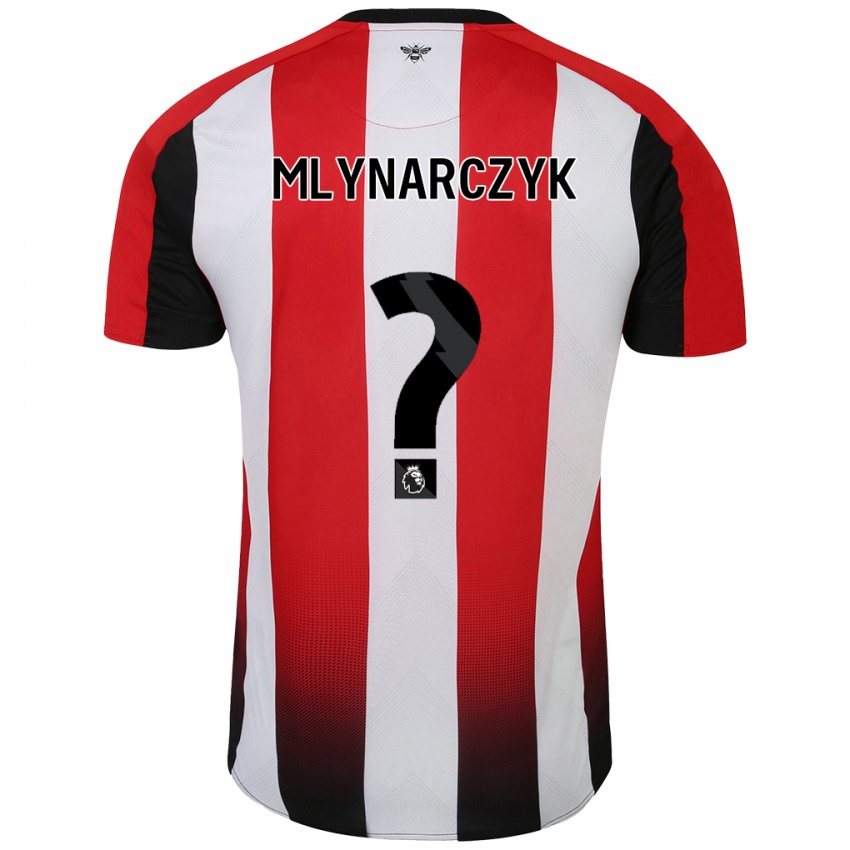 Hombre Camiseta Adam Mlynarczyk #0 Rojo Blanco 1ª Equipación 2024/25 La Camisa Perú