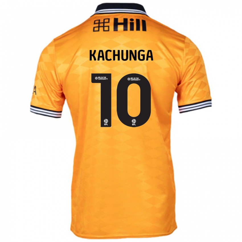 Hombre Camiseta Elias Kachunga #10 Naranja 1ª Equipación 2024/25 La Camisa Perú