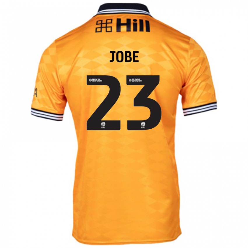 Hombre Camiseta Mamadou Jobe #23 Naranja 1ª Equipación 2024/25 La Camisa Perú