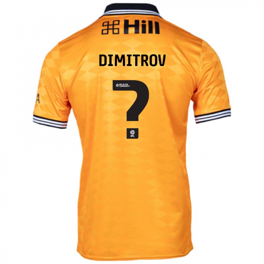 Hombre Camiseta Aleksandar Dimitrov #0 Naranja 1ª Equipación 2024/25 La Camisa Perú