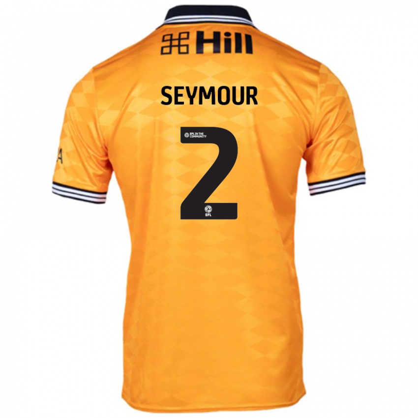 Hombre Camiseta Mayzee Seymour #2 Naranja 1ª Equipación 2024/25 La Camisa Perú