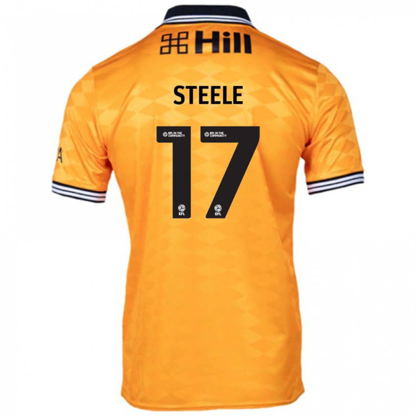 Hombre Camiseta Fran Steele #17 Naranja 1ª Equipación 2024/25 La Camisa Perú