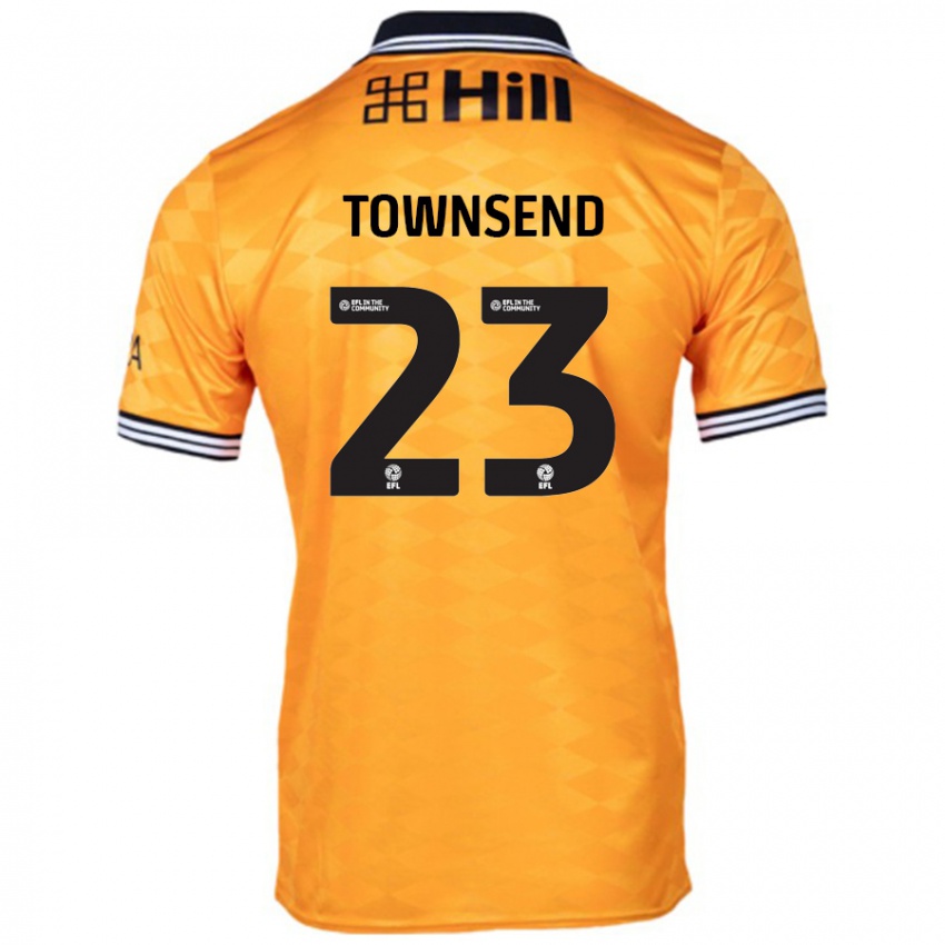 Hombre Camiseta Eleanor Townsend #23 Naranja 1ª Equipación 2024/25 La Camisa Perú