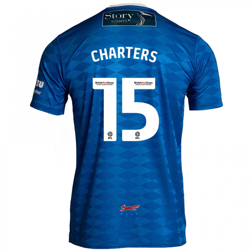 Hombre Camiseta Taylor Charters #15 Azul 1ª Equipación 2024/25 La Camisa Perú