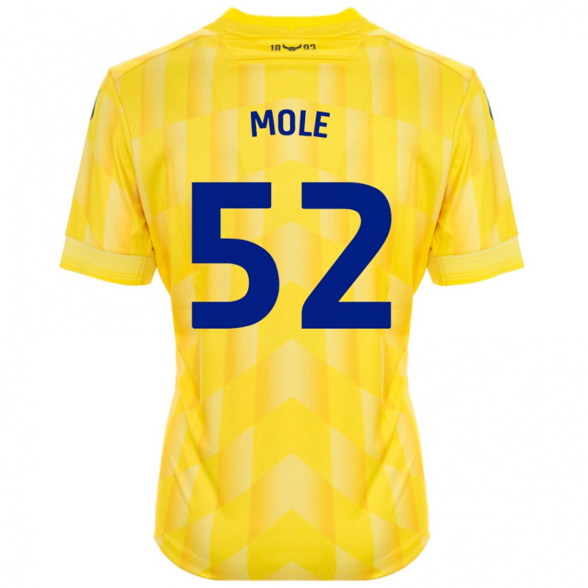 Hombre Camiseta Harrison Mole #52 Amarillo 1ª Equipación 2024/25 La Camisa Perú