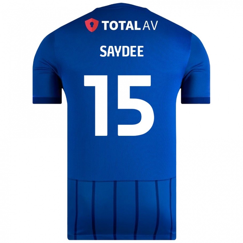 Hombre Camiseta Christian Saydee #15 Azul 1ª Equipación 2024/25 La Camisa Perú