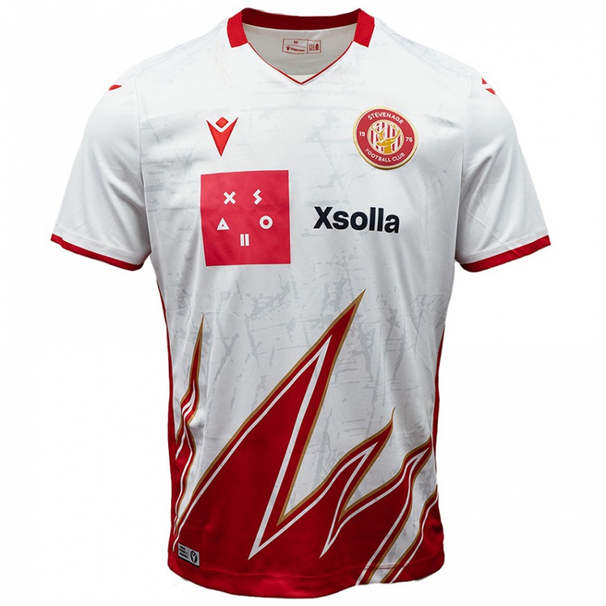 Hombre Camiseta Aaron Pressley #20 Blanco Rojo 1ª Equipación 2024/25 La Camisa Perú