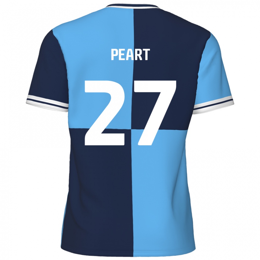 Hombre Camiseta Brody Peart #27 Azul Cielo Azul Oscuro 1ª Equipación 2024/25 La Camisa Perú