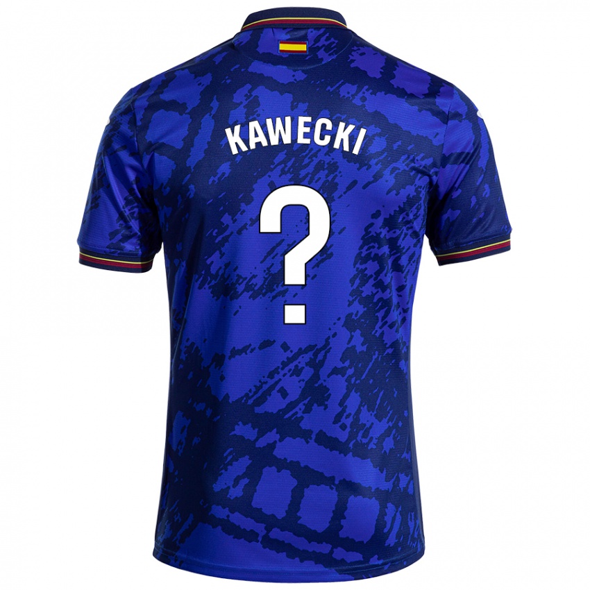 Hombre Camiseta Luis Kawecki #0 Azul Más Oscuro 1ª Equipación 2024/25 La Camisa Perú