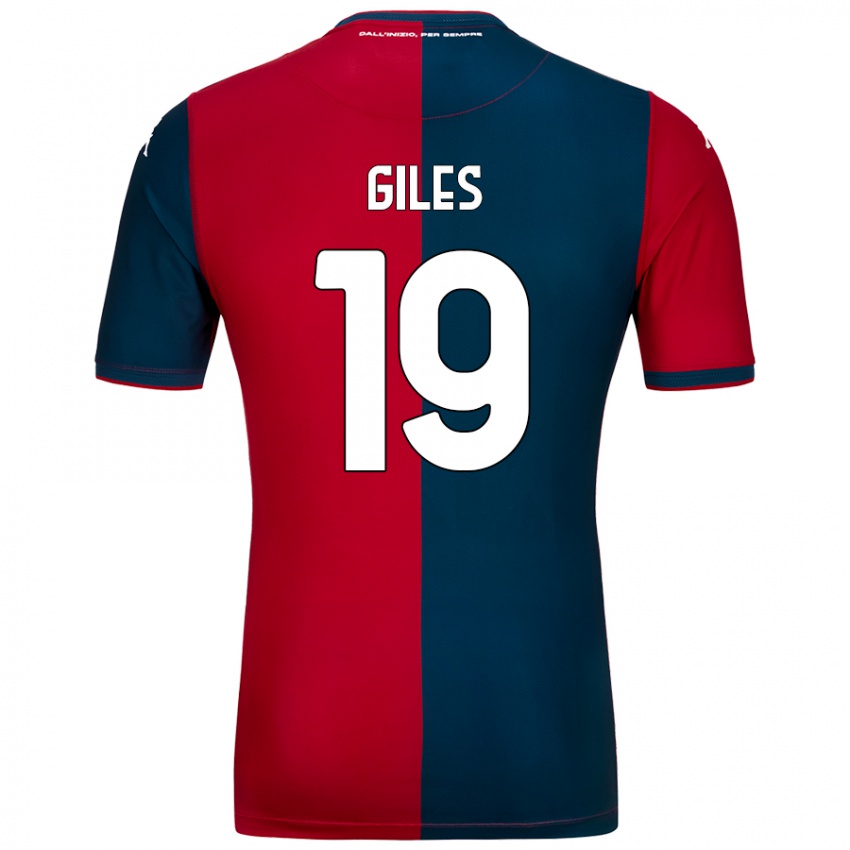 Hombre Camiseta Heidi Giles #19 Rojo Azul Oscuro 1ª Equipación 2024/25 La Camisa Perú