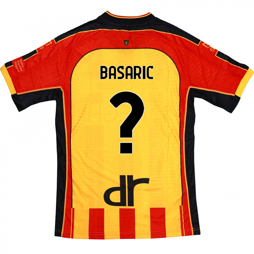 Hombre Camiseta Ben Basaric #0 Amarillo Rojo 1ª Equipación 2024/25 La Camisa Perú