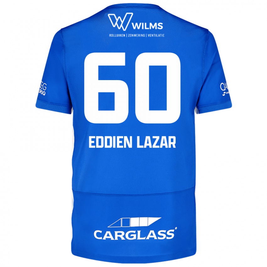 Hombre Camiseta Saif Eddien Lazar #60 Azul 1ª Equipación 2024/25 La Camisa Perú