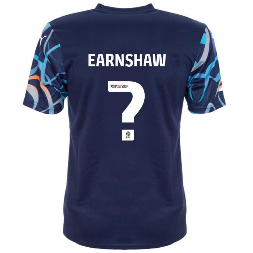 Hombre Camiseta Alice Earnshaw #0 Azul Marino 2ª Equipación 2024/25 La Camisa Perú