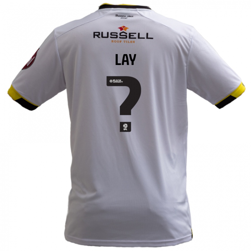 Hombre Camiseta Matty Lay #0 Blanco 2ª Equipación 2024/25 La Camisa Perú