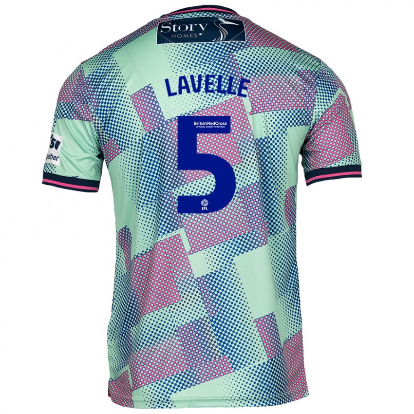 Hombre Camiseta Sam Lavelle #5 Verde 2ª Equipación 2024/25 La Camisa Perú