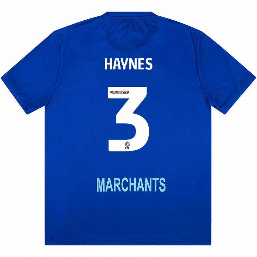 Hombre Camiseta Ryan Haynes #3 Verde 2ª Equipación 2024/25 La Camisa Perú