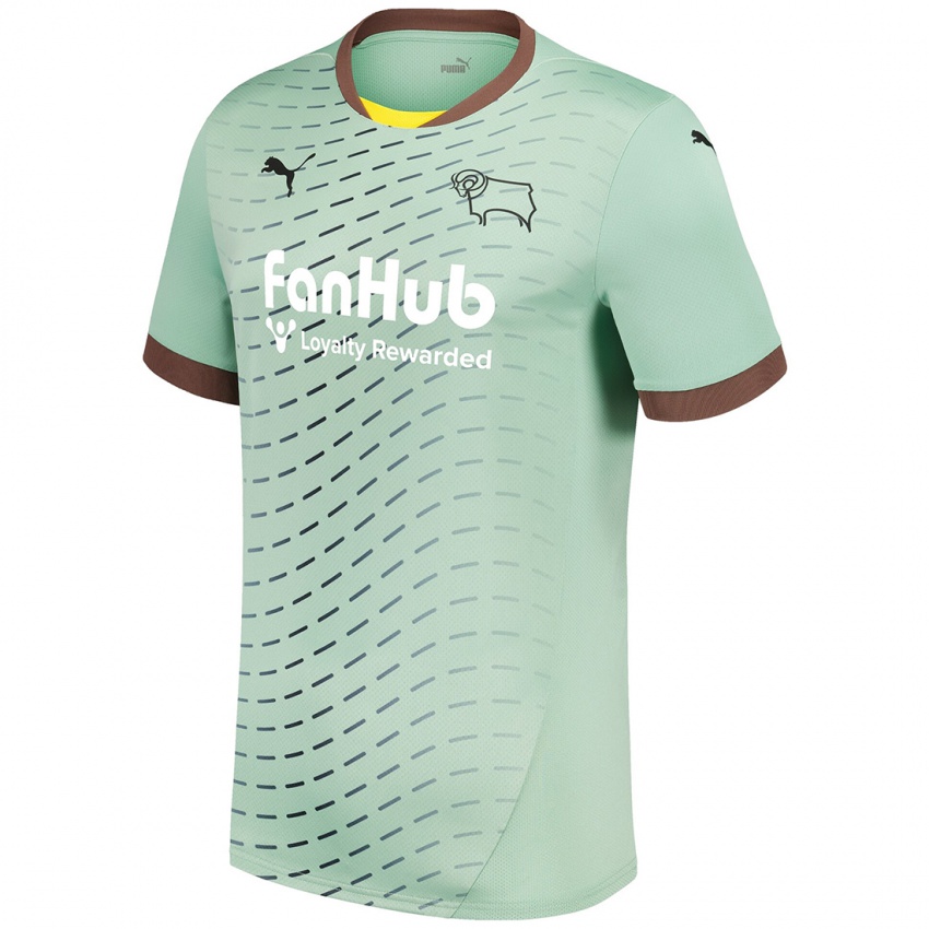 Hombre Camiseta Ebou Adams #32 Verde Pálido 2ª Equipación 2024/25 La Camisa Perú