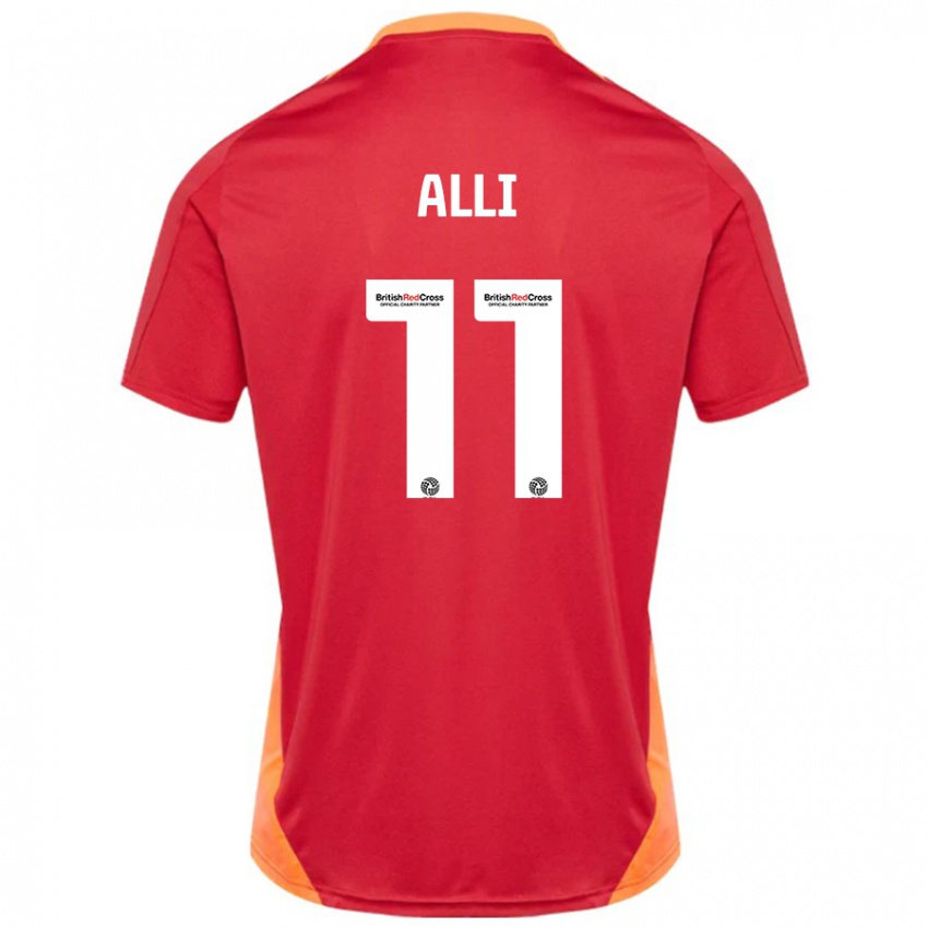 Hombre Camiseta Millenic Alli #11 Azul Blanquecino 2ª Equipación 2024/25 La Camisa Perú