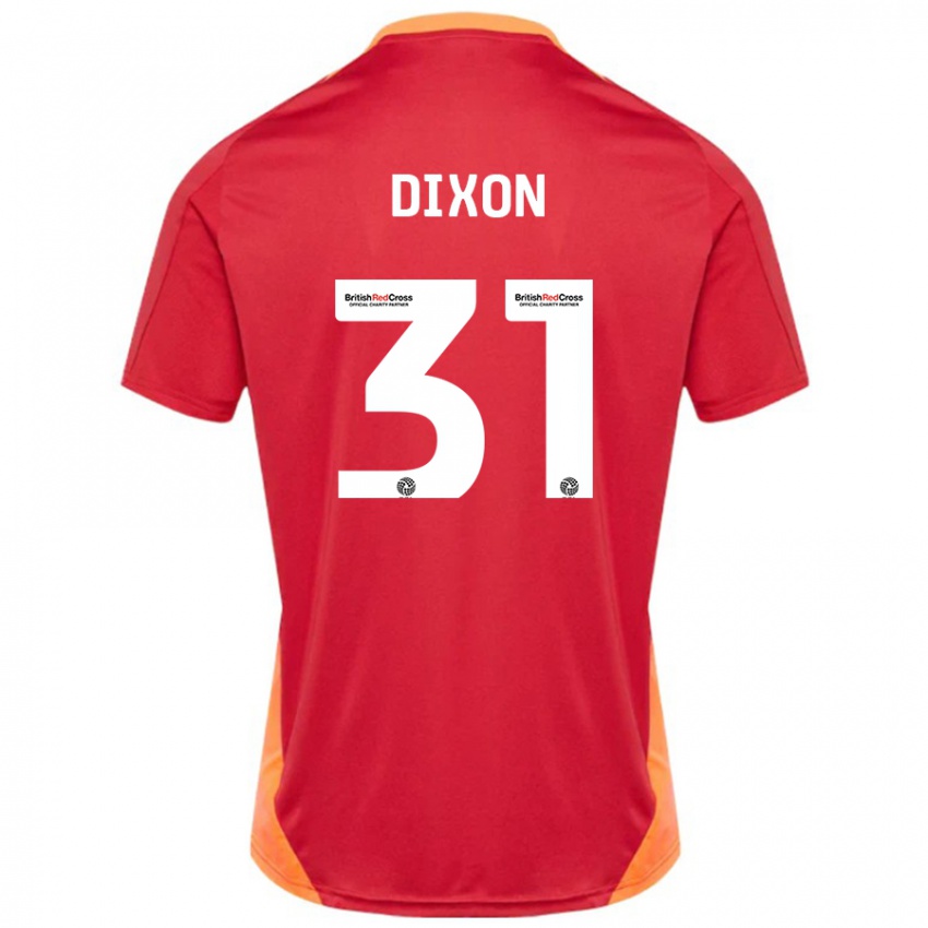 Hombre Camiseta Ellen Dixon #31 Azul Blanquecino 2ª Equipación 2024/25 La Camisa Perú