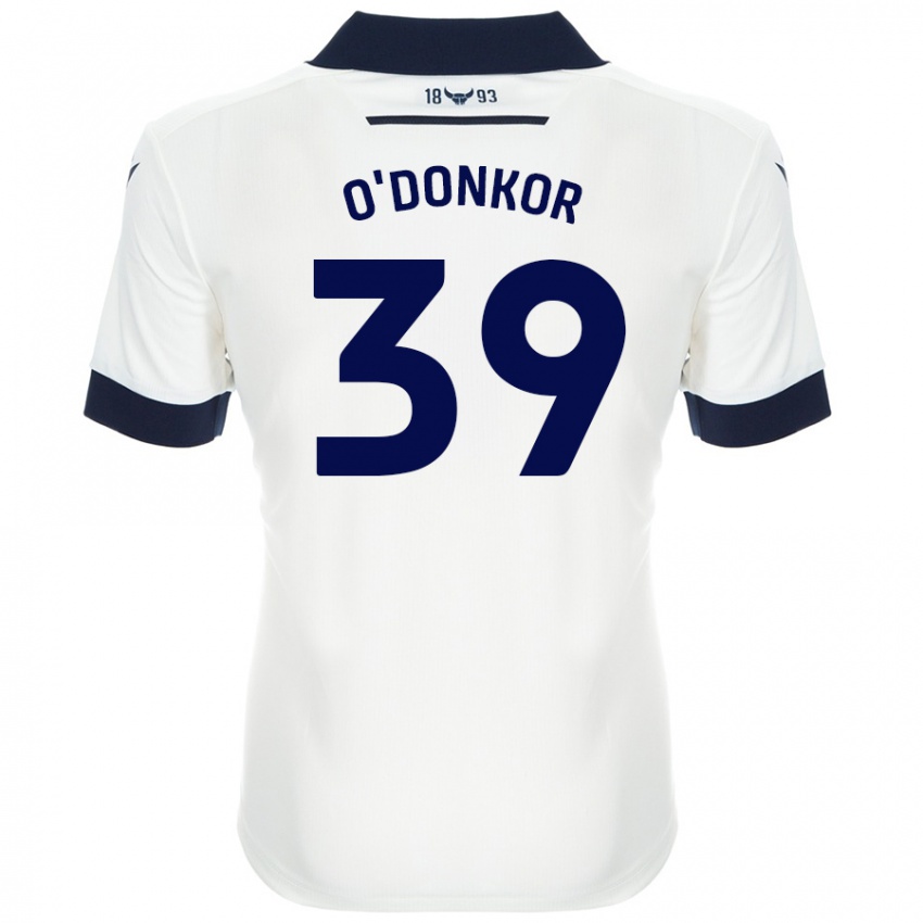 Hombre Camiseta Gatlin O'donkor #39 Blanco Azul Marino 2ª Equipación 2024/25 La Camisa Perú