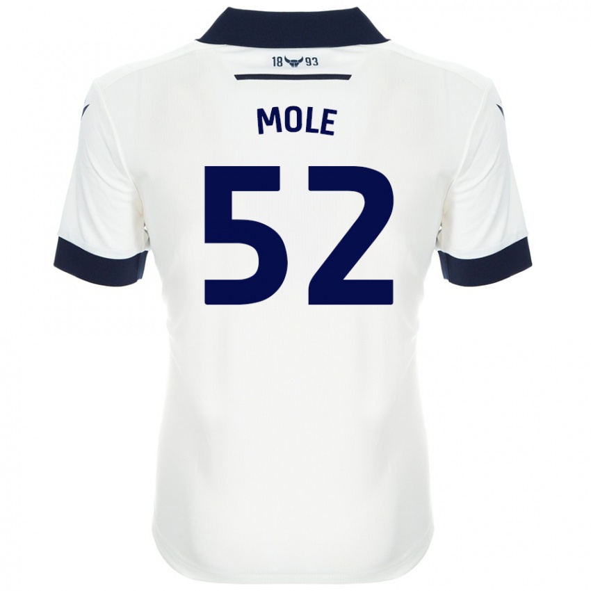 Hombre Camiseta Harrison Mole #52 Blanco Azul Marino 2ª Equipación 2024/25 La Camisa Perú