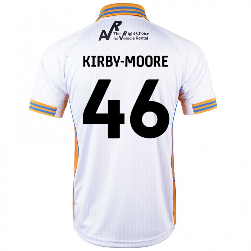 Hombre Camiseta Harvey Kirby-Moore #46 Blanco 2ª Equipación 2024/25 La Camisa Perú