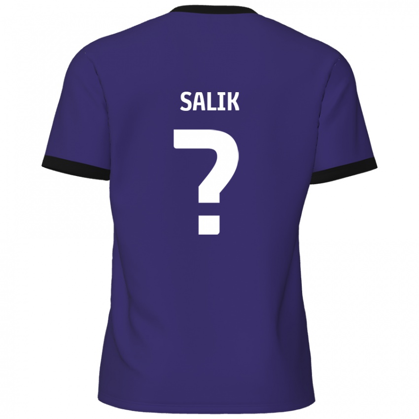 Hombre Camiseta Tanil Salik #0 Púrpura 2ª Equipación 2024/25 La Camisa Perú