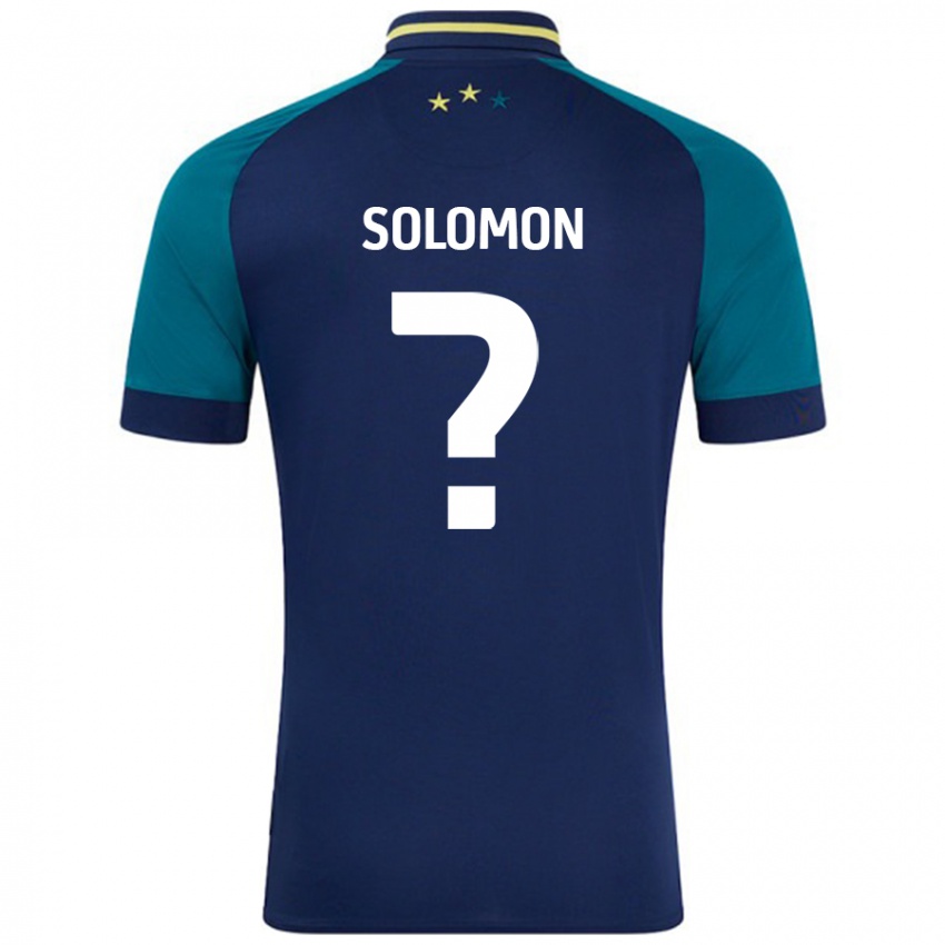 Hombre Camiseta Eko Solomon #0 Azul Marino Verde Oscuro 2ª Equipación 2024/25 La Camisa Perú