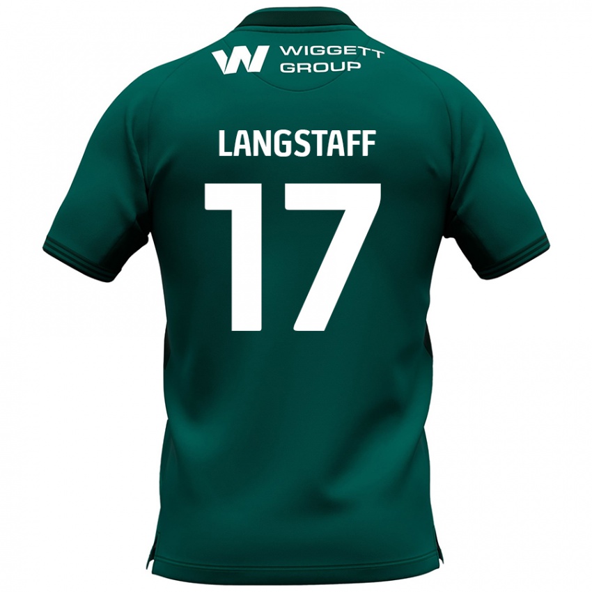 Hombre Camiseta Macaulay Langstaff #17 Verde 2ª Equipación 2024/25 La Camisa Perú