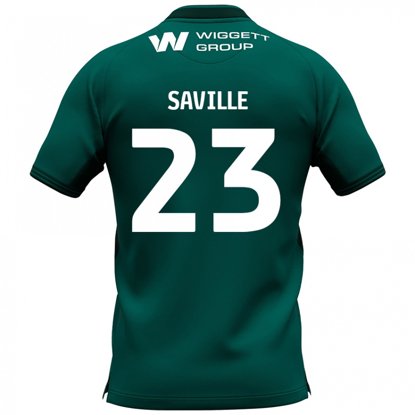 Hombre Camiseta George Saville #23 Verde 2ª Equipación 2024/25 La Camisa Perú