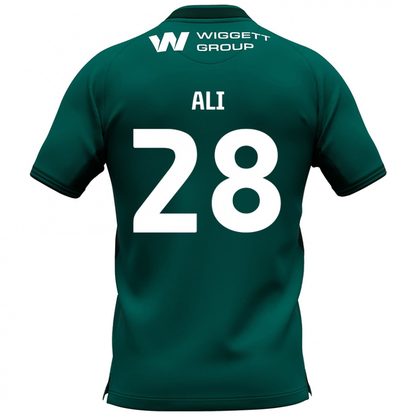 Hombre Camiseta Francesca Ali #28 Verde 2ª Equipación 2024/25 La Camisa Perú