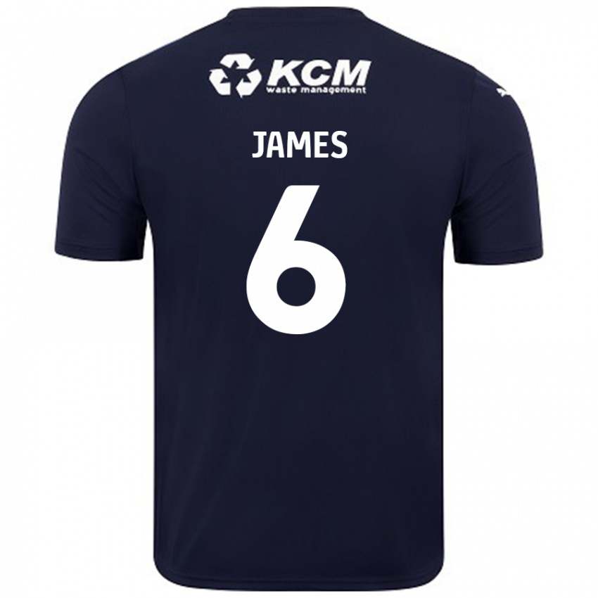 Hombre Camiseta Reece James #6 Azul Marino 2ª Equipación 2024/25 La Camisa Perú