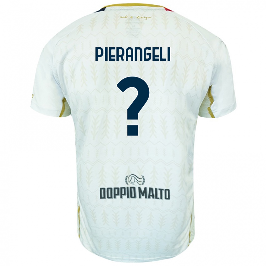 Hombre Camiseta Luis Pierangeli #0 Blanco 2ª Equipación 2024/25 La Camisa Perú