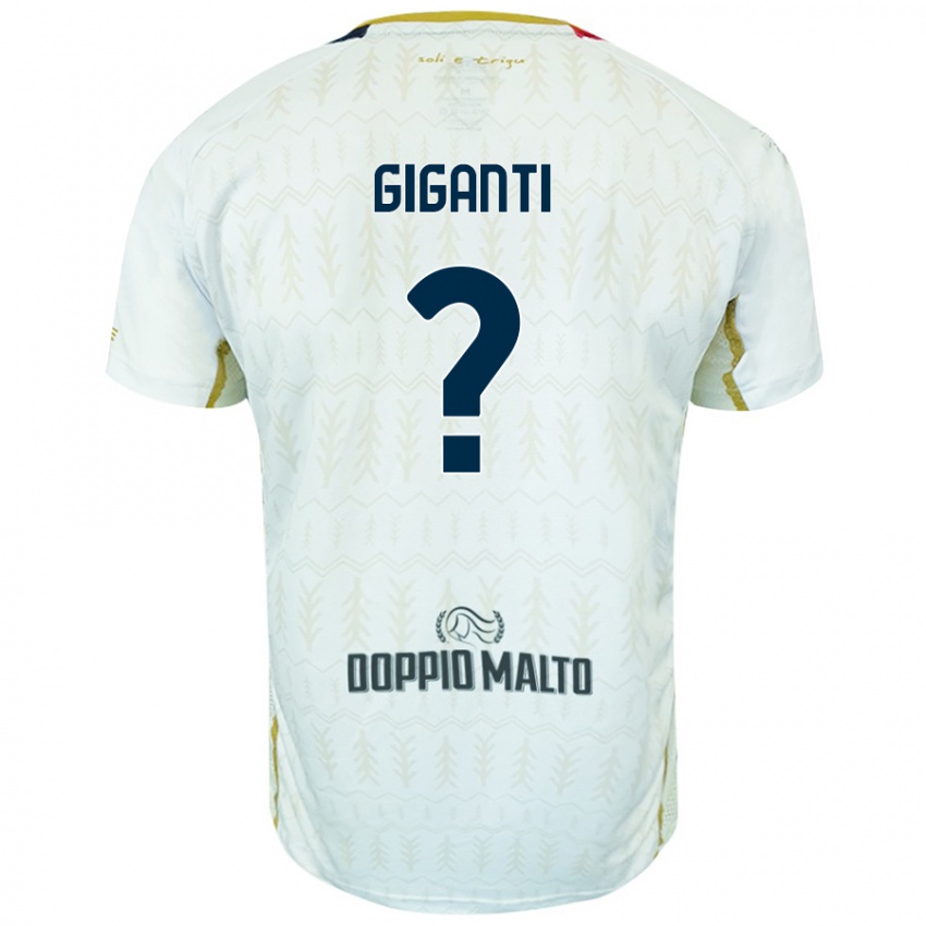 Hombre Camiseta Michele Giganti #0 Blanco 2ª Equipación 2024/25 La Camisa Perú