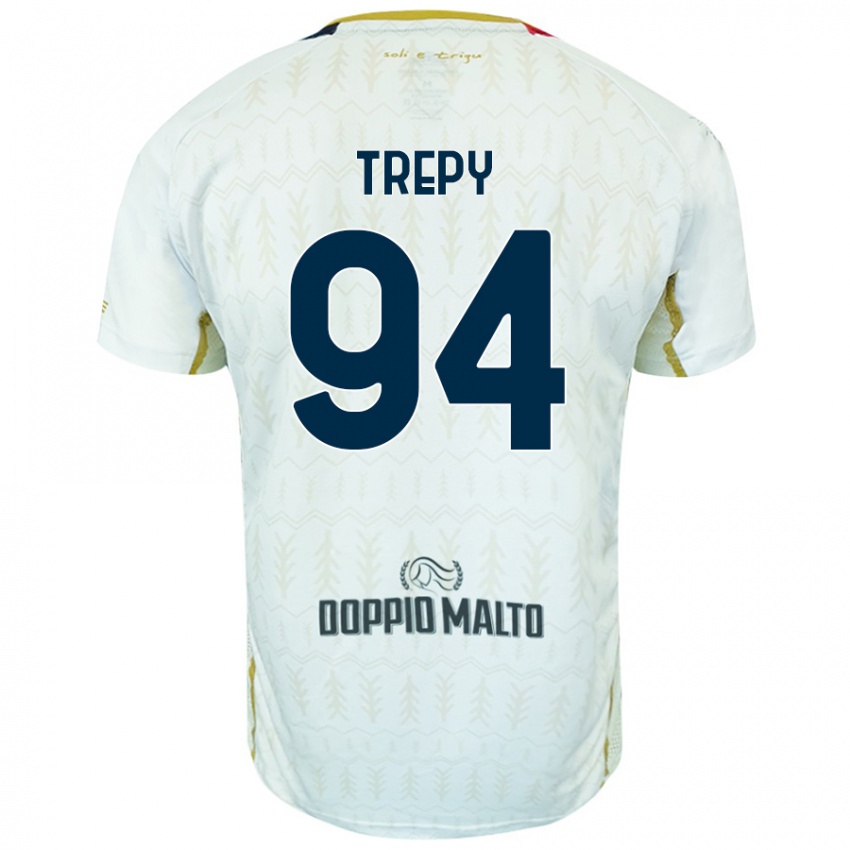 Hombre Camiseta Yael Trepy #94 Blanco 2ª Equipación 2024/25 La Camisa Perú