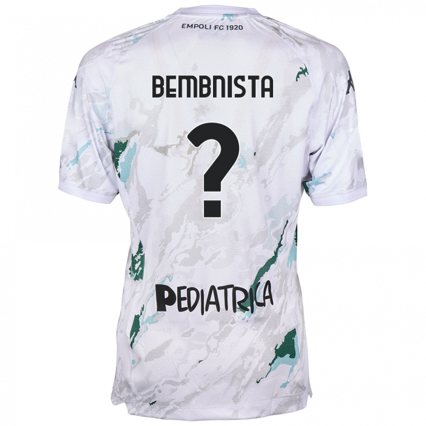 Hombre Camiseta Dawid Bembnista #0 Gris 2ª Equipación 2024/25 La Camisa Perú