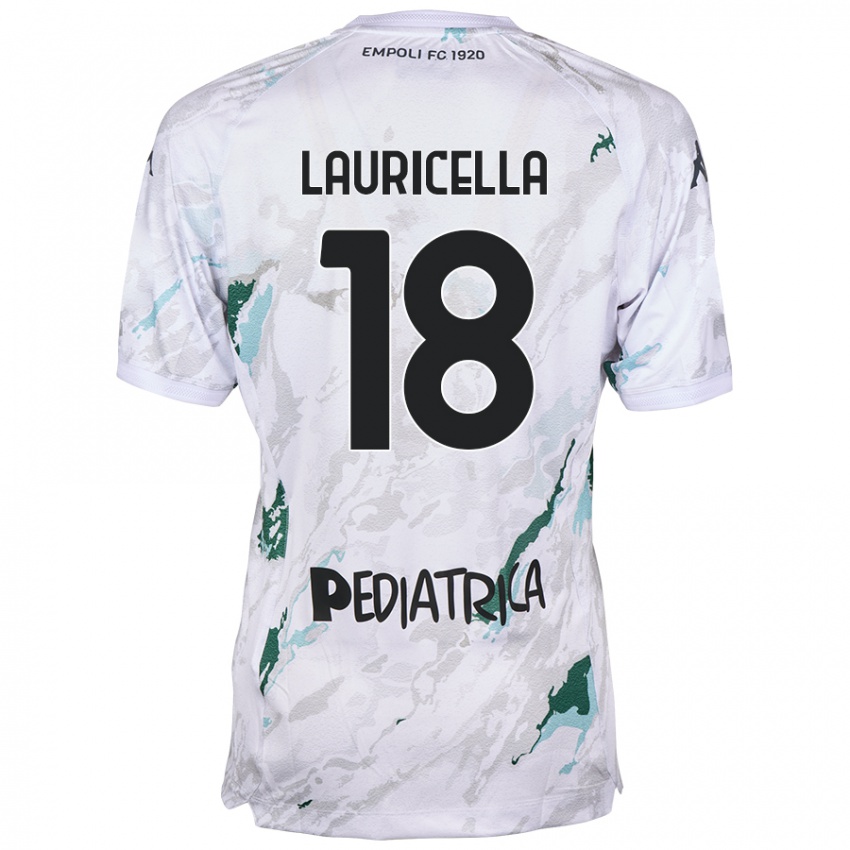 Hombre Camiseta Giovanni Lauricella #18 Gris 2ª Equipación 2024/25 La Camisa Perú