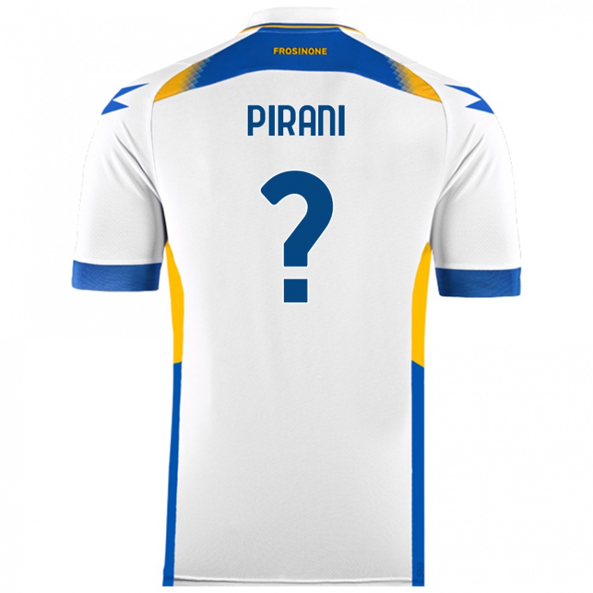 Hombre Camiseta Simone Pirani #0 Blanco 2ª Equipación 2024/25 La Camisa Perú