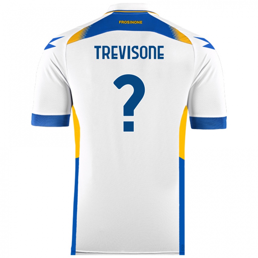 Hombre Camiseta Gianmarco Trevisone #0 Blanco 2ª Equipación 2024/25 La Camisa Perú