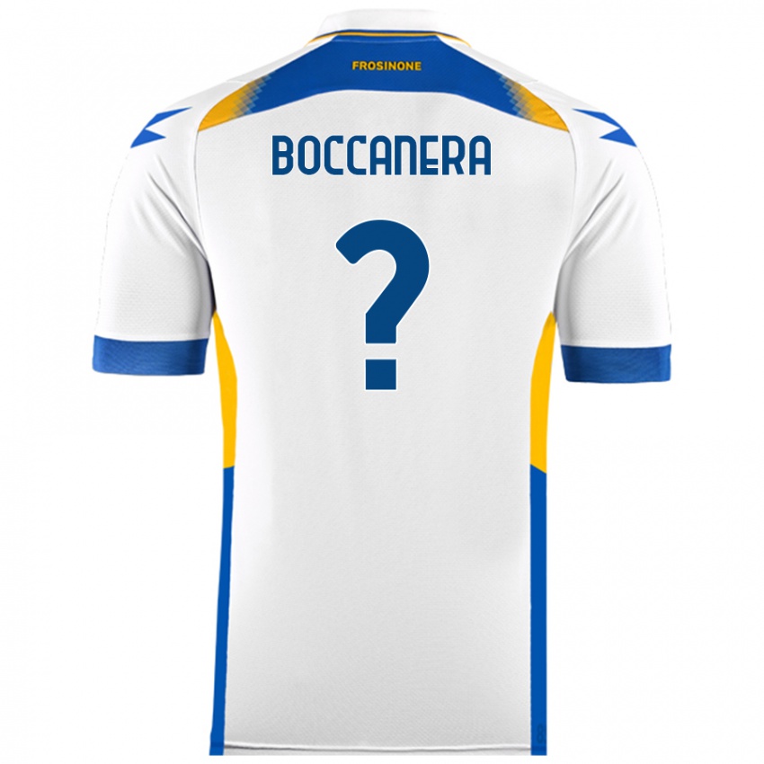 Hombre Camiseta Alessio Boccanera #0 Blanco 2ª Equipación 2024/25 La Camisa Perú